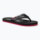 Tommy Hilfiger Herren Comfort Beach Sandale schwarz Flip Flops