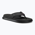 Tommy Hilfiger Comfort Toe Post Beach Sandale für Herren schwarz