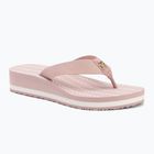 Flip-Flops Damen Tommy Hilfiger Im Th Chainprint Midwedge Sandal foggy pink