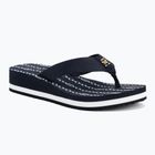 Flip-Flops Damen Tommy Hilfiger Im Th Chainprint Midwedge Sandal space blue