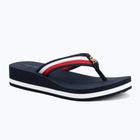 Flip-Flops Damen Tommy Hilfiger Corp Mid Wedge Beach Sandal space blue