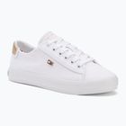Tommy Hilfiger Damen Turnschuhe Vulc Canvas Lace Up weiß