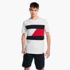 Tommy Hilfiger Herren Colorblocked Mix Media S/S Trainingshemd weiß