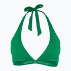 Tommy Hilfiger Triangle Fixed Rp olympisches grünes Badeanzugoberteil