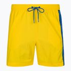 Herren Tommy Jeans SF Medium Drawstring Side Tape Badeshorts lebendig gelb