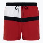 Herren Tommy Hilfiger Medium Drawstring primär rot swim shorts