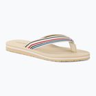 Tommy Hilfiger Stripes Beach Sandale Damen Kattun Pantoletten