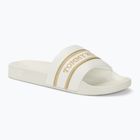 Tommy Hilfiger Damen Pantoletten Poolslide mit Gurtband ecru