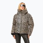 Damen-Skijacke Nikkie Newport Leopard hummus