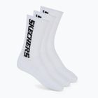 Herren Socken SKECHERS 1/2 Terry Crew 3 Paar white/black