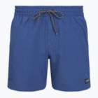 Herren-Badeshorts Hurley Solid Volley Swim Short Blue/Brown