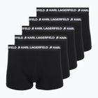 Herren Boxershorts KARL LAGERFELD Logo Trunk 5er-Pack black