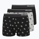 Herrenboxershorts KARL LAGERFELD Ikon Aop Trunk 3er-Pack karl dot/ash black