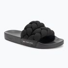 Badeschlappen Schlappen Damen Tommy Jeans Braided Slide frozen black