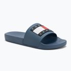Tommy Jeans Pool Slide Ess DBX blaue Küste Herren-Flip-Flops