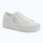 Calvin Klein Damen Turnschuhe YW0YW01763 Vulc Flatform Low Cv MG triple bright white