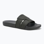 Calvin Klein Herren Flip-Flops HM0HM01752 Pool Slide Double T dunkel oliv