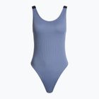 Badeanzug Damen Calvin Klein KW0KW02754 Intense Power Rib Scoop Back One Piece-RP grisaille