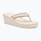 Tommy Hilfiger Damen Flip Flops Wedge Beach Sandale Musselin