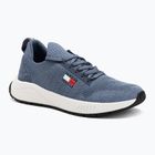 Herren Tommy Jeans Runner gestrickt blau Moment Schuhe