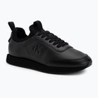 Herren-Sneaker Calvin Klein YM0YM01362 Retro Runner Sock Laceup Leather triple black