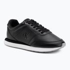 Damen Sneaker Calvin Klein YW0YW01942 Retro Runner Lace Up Leather MG black/formal gray