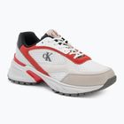 Herrenschuhe Calvin Klein YM0YM01379 Hike Runner Mesh MIX bright white/grey/flame scarlet