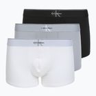 Herrenboxershorts Calvin Klein LV00NB4472 Trunk 3 pairs black/misty grey/white