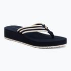 Damen Zehentrenner Tommy Hilfiger Stripe Summer space blue