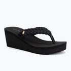 Damen Zehentrenner Tommy Hilfiger Wedge Braided Summer Sandal black