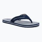 Damen Zehentrenner Tommy Hilfiger Ithaca Stripe Summer preppy navy