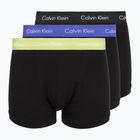 Herren-Boxershorts Calvin Klein 0000U2662G Trunk 3 pairs black in green bloom wb/black in da