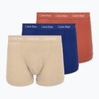 Herren-Boxershorts Calvin Klein 0000U2662G Trunk 3 pairs sodalite blue/redwood/white pepper