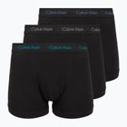 Herren-Boxershorts Calvin Klein 0000U2662G Trunk 3 pairs of black bodies and wbs with driftwood