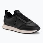 Damen-Schuhe Calvin Klein HW0HW03118 Retro Runner Sock PANL Leather Neo black/crystal grey