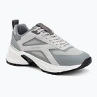 Herren Schuhe Calvin Klein HM0HM02220 Hike Runner Stripe Mix Nylon Suede light grey/granite grey