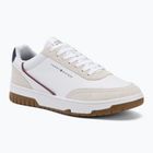 Herren Schuhe Tommy Hilfiger Basket Core Leather Suede Mix rwb