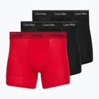 Herrenboxershorts Calvin Klein LV00NB4576 Boxer Brief black/goji berry/black