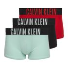Herrenboxershorts Calvin Klein 000NB3775A Trunk black/goji berry/aqua blue