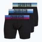 Herrenboxershorts Calvin Klein LV00NB4622 Boxer Brief blck bodies w/ plein air psdn blue/