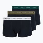 Herrenboxershorts Tommy Hilfiger Trunk WB 3 pack nb//white/orna green/utility olive