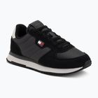 Herren Schuhe Tommy Jeans Runner Flag Mix washed black/stratus grey