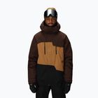 Herren-Snowboardjacke 686 Geo Insulated coffee colorblock