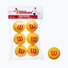 Kindertennisbälle Wilson Starter Tour Foam Tball 6 Stück gelb WRZ259300