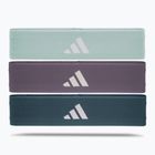 Set mit Fitnessbändern adidas Resistance Band 3 Stk. green/ violet/ blue