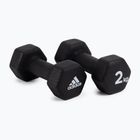 adidas Kurzhanteln 2x2kg schwarz ADWT-10002