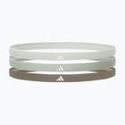 Adidas Haarbänder 3Stück Leinen grün/silber grün/oliv Stirnband