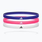 Stirnbänder adidas Hairbands 3 pack lucid blue/lucid pink/white