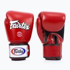 Fairtex Universal Atmungsaktive rote Boxhandschuhe