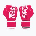 Boxhandschuhe Fairtex Microfiber pink/white